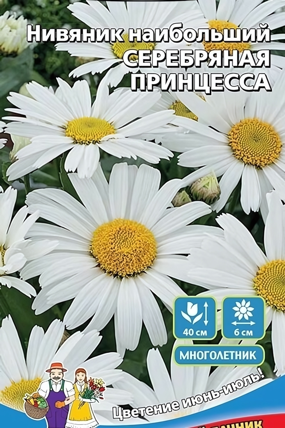Семена Нивяник Серебряная Принцесса - наибольший 0,1гр (УД) Е/П