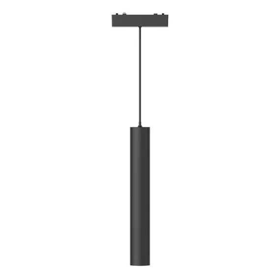 ST680.433.07 Магнитный трековый светильник Черный LED 1*7W 3000K 430Lm Ra>90 36° IP20 D30xH1650 48V СКАЙФЛЕТ