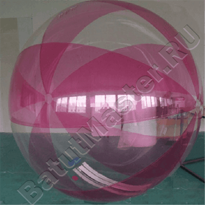 Аттракцион Водный шар ПВХ «Розовые мечты» 1,8*1,8*1,8 м