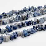 Содалит, крошка 4-8 мм, цена за нить 38 см