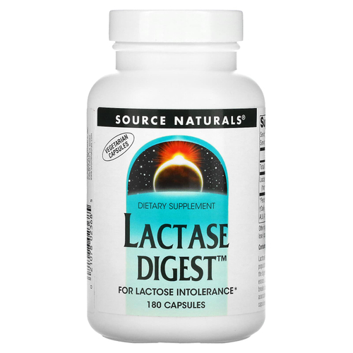 Source Naturals, Lactase Digest, 180 капсул