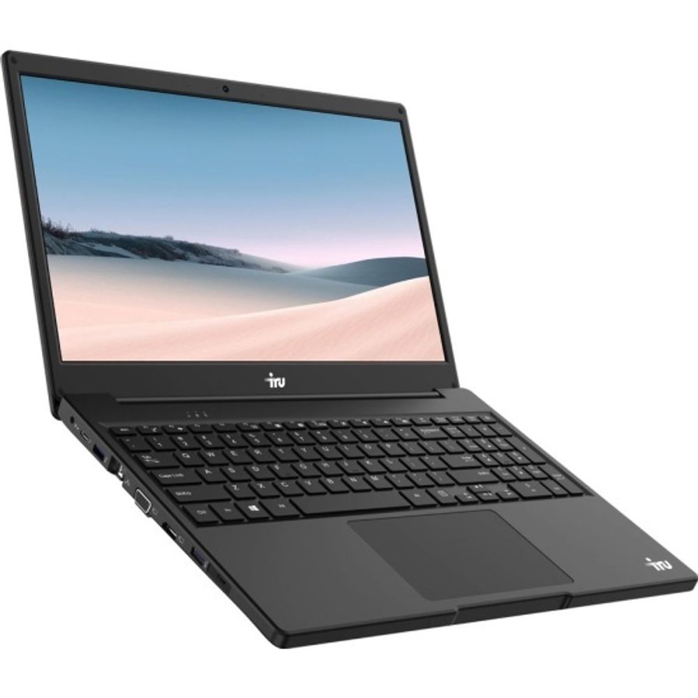 Ноутбук iRU Калибр 15Y 1738018 Intel Core i7 8550U, 1.8 GHz - 4.0 GHz, 8192 Mb, 15.6&amp;quot; Full HD 1920x1080, 240 Gb SSD, DVD нет, Intel UHD Graphics 620, DOS, черный