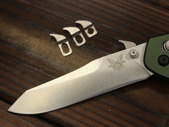 Сьемный титановый вейв для складных ножей (Сатин)