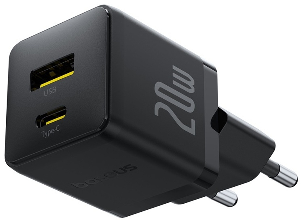 Зарядное устройство Baseus Palm USB Type-C, USB черный