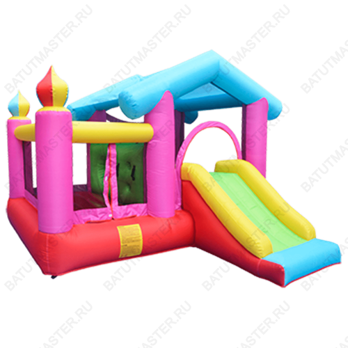 Батут для дачи "Путешествие принцессы" 3,9*3,4*2,5 м