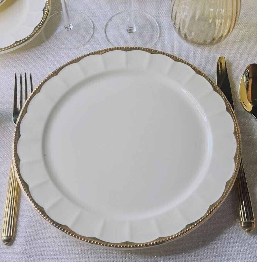 Lenardi 205-932 Набор из 6 тарелок 27см ИМПЕРИАЛ ЗОЛОТО в под.уп.(х6) Фарфор