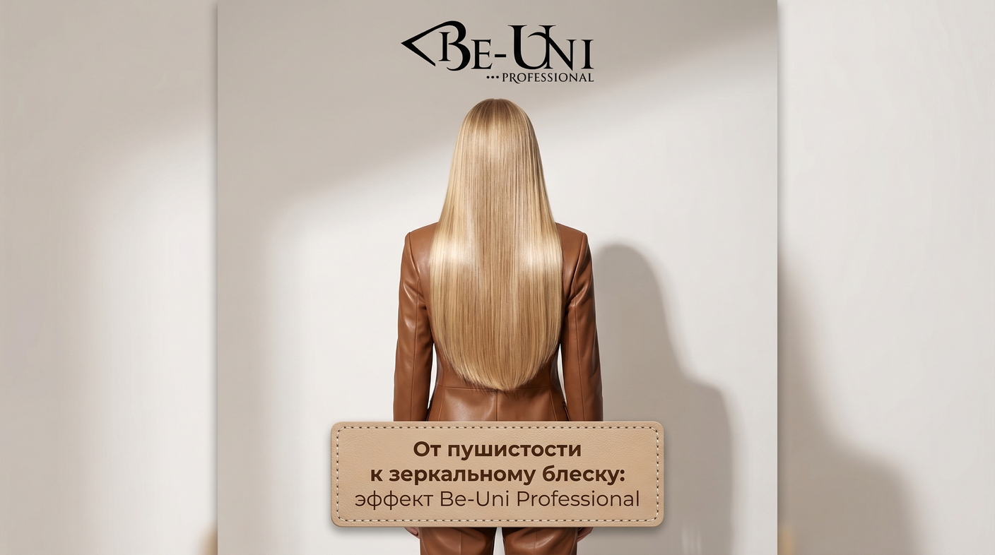 От пушистости к зеркальному блеску: эффект Be‑Uni Professional