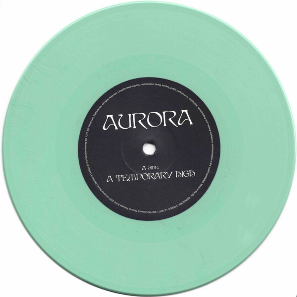 Aurora / A Temporary High (Coloured Vinyl)(7" Vinyl Single)