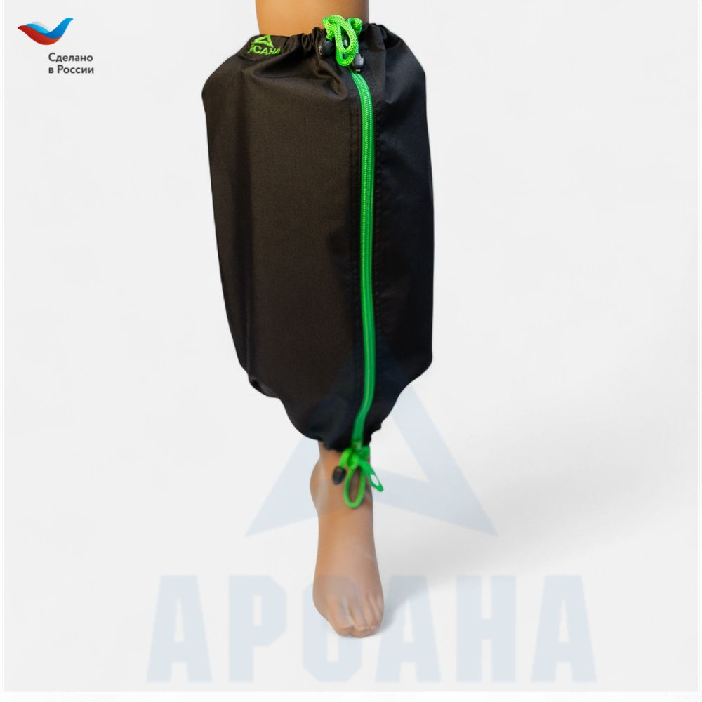 Чехол на аппарат внешней фиксации (Илизарова и др.) на голени (без полуколец). Легкий (хлопок + полиэстер), с открытой стопой./ ГО-5.