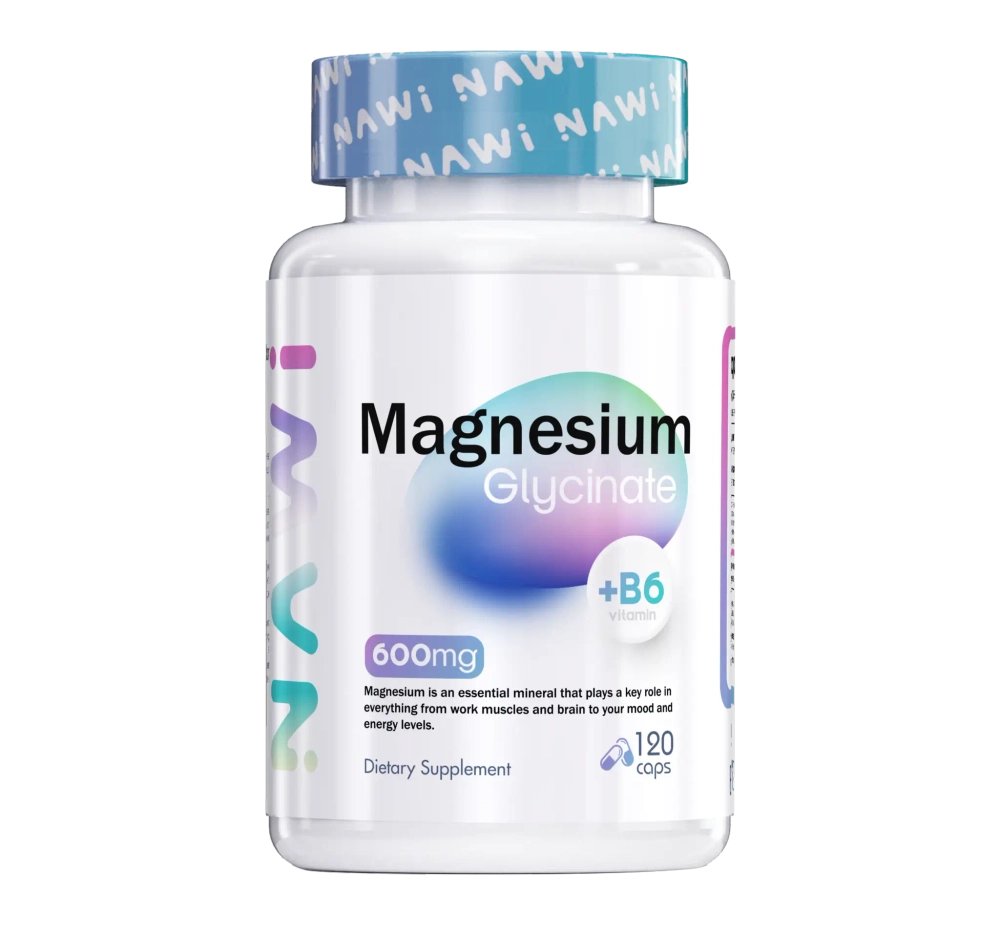 Витамины Nawi Magnesium Glycinate + B6 120 капсул