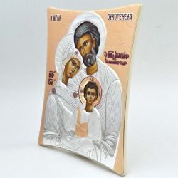 "Святое Семейство". Серебряная икона.