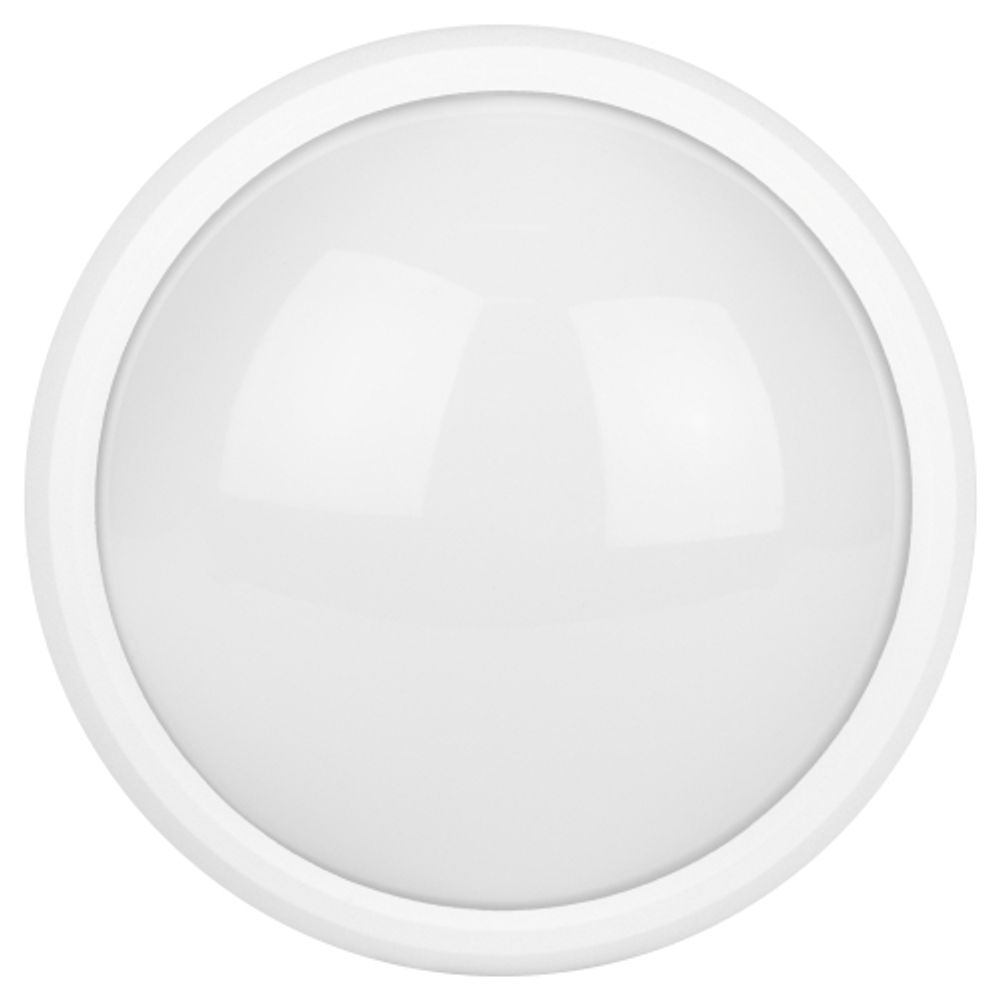 Светильник ЖКХ светодиодный ЭРА SPB-1-12-MWS (W) IP54 12Вт 960Лм 4000К D180 КРУГ с датчиком движения IK08 антивандальный