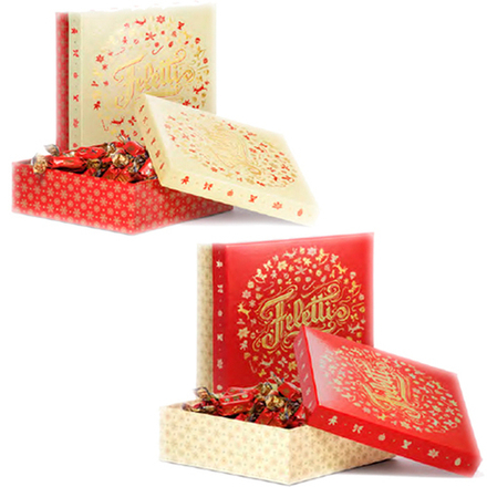 Конфеты Feletti из темного шоколада c пралине Christmas Dream 250г