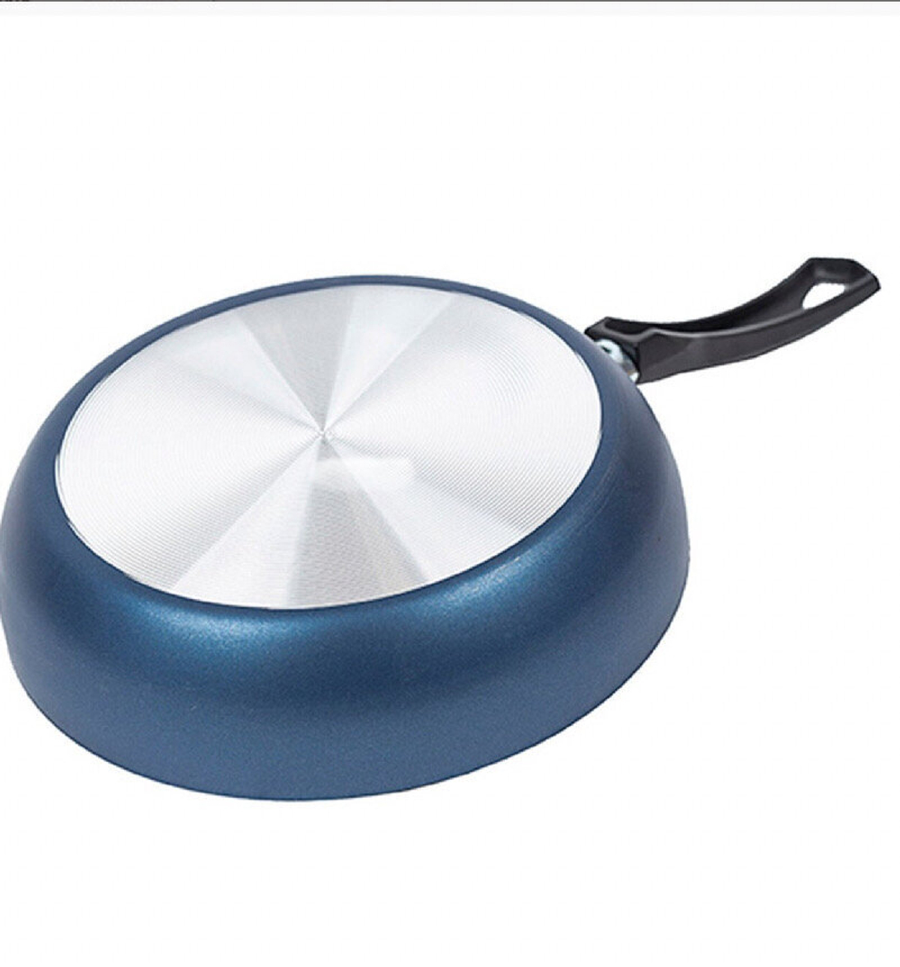 Сотейник со стеклянной крышкой, диаметр 24 см с антипригарным покрытием, алюминий