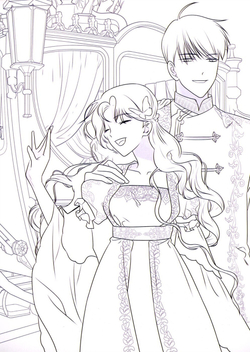 Your Throne. Korean Webtoon. Coloring Book