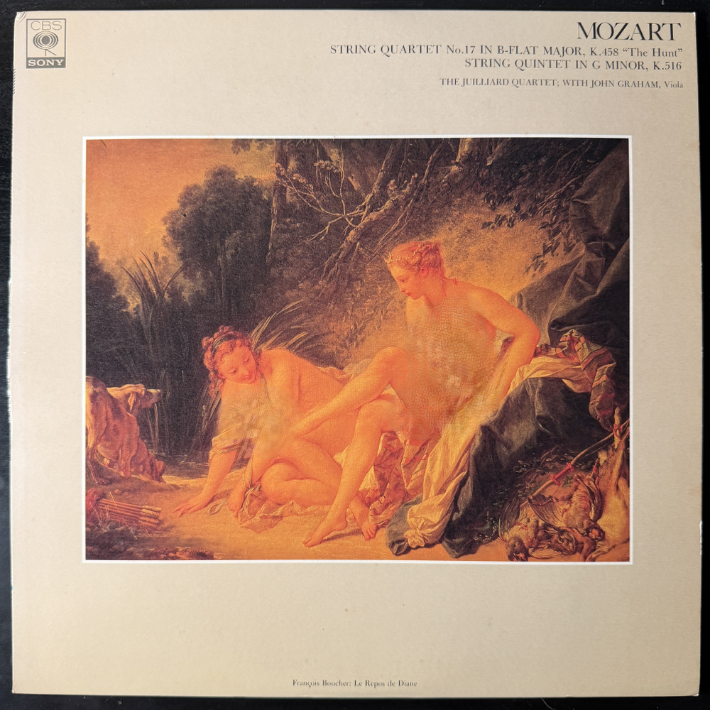 Виниловая пластинка Моцарт - Струнный квартет "Охота" / Струнный квинтет LP