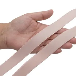 Резинка бретелечная серебристый пион 25 мм (цв. 168), 612/25