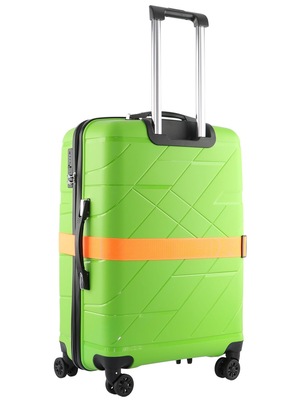 Чемодан 463 / С ремнем / Полипропилен