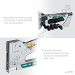 KRAFTOOL HARD-36, 36 (L) калибр 20GA (10 - 14 мм)/28, кабельный рессорный степлер (3186)