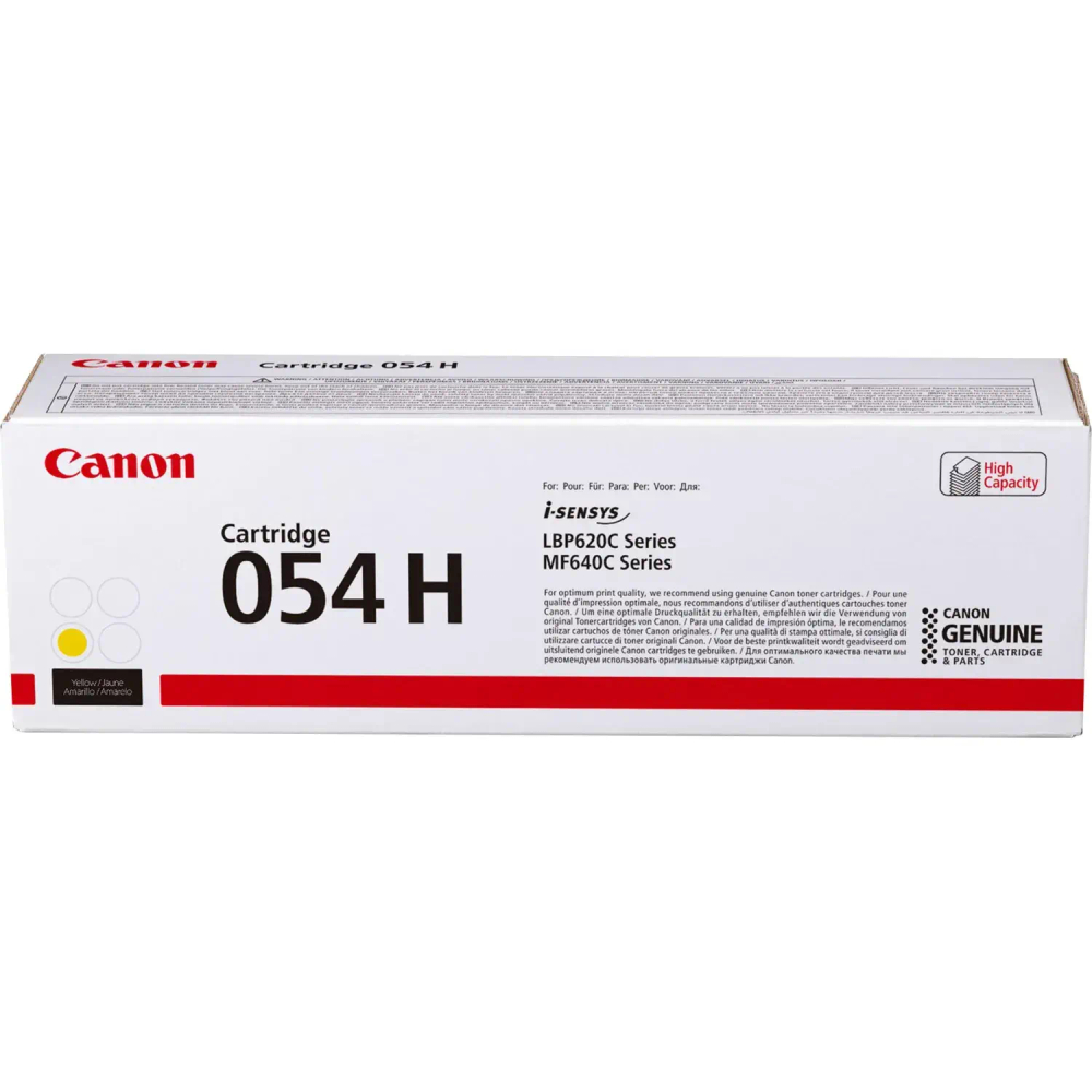 Картридж лазерный Canon 054 H Y 3025C002 жел. пов. емк. для MF645Cx