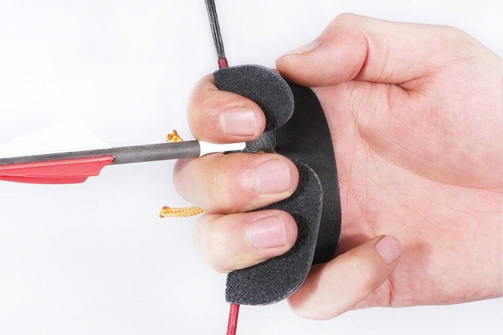 Напальчник профессиональный для лука Sanlida X7 finger tab