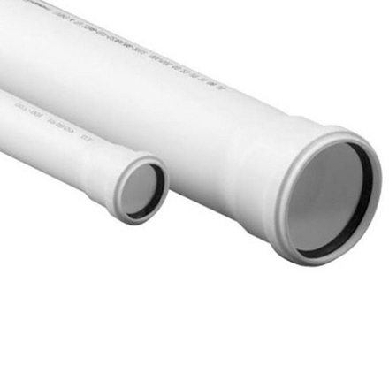 Труба ПП БЕСШУМНАЯ белая Ф110*1 м (3,4) Политэк