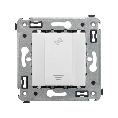 Диммер кнопочный в стену для LED ламп, "Avanti", "Белое облако"