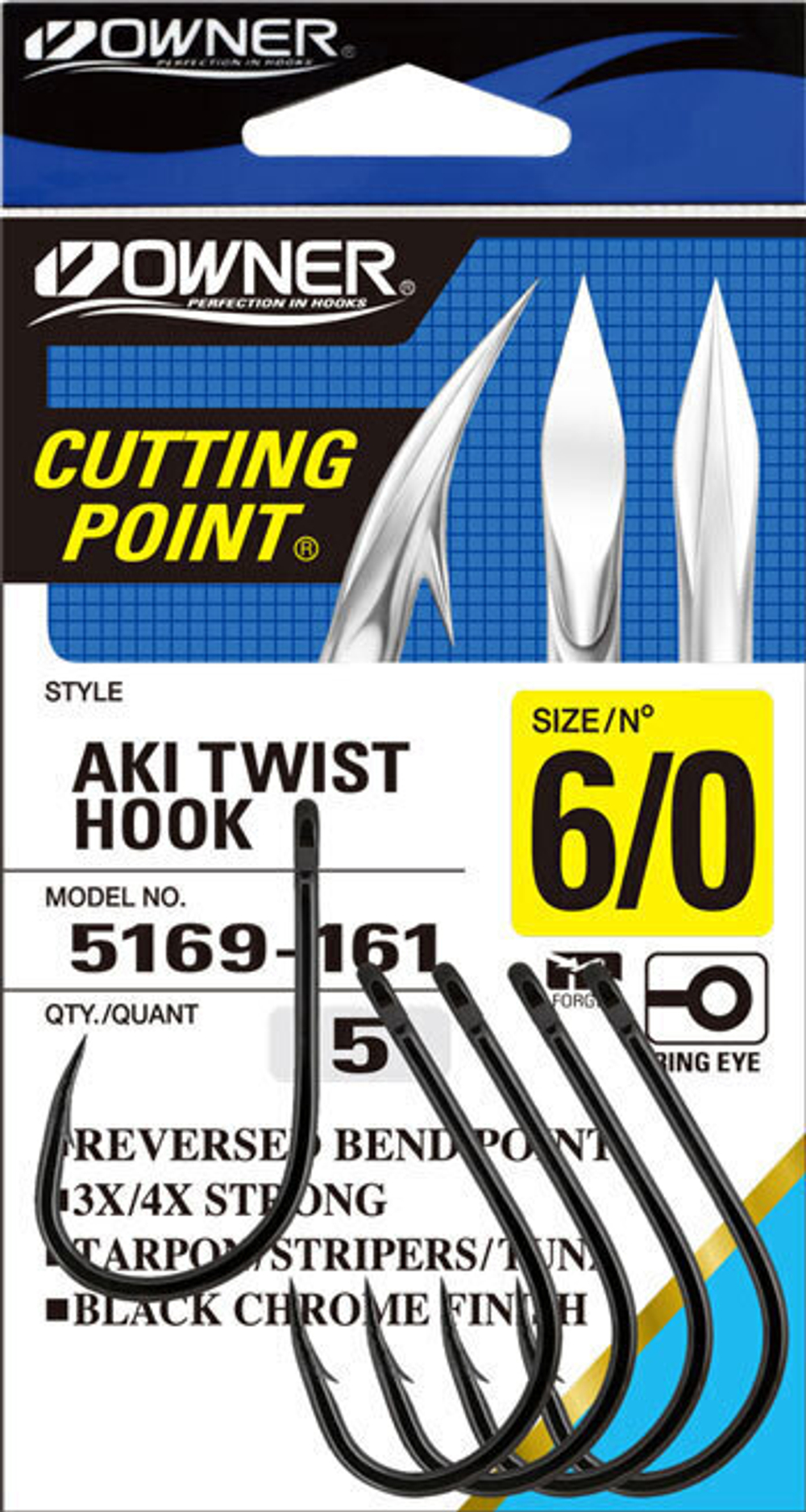 Крючок Owner 5169 №1/0