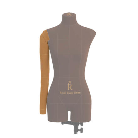 Правая рука для манекена Моника, миндаль, размер 42-44, тип фигуры песочные часы.