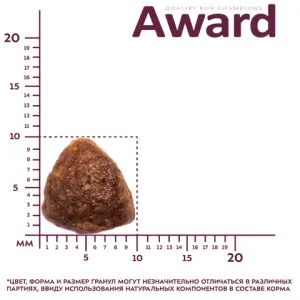 Уценка! Срок 22.07.26 Сухой корм AWARD Sterilized для взрослых стерилизованных кошек с индейкой и курицей и добавлением клюквы и цикория