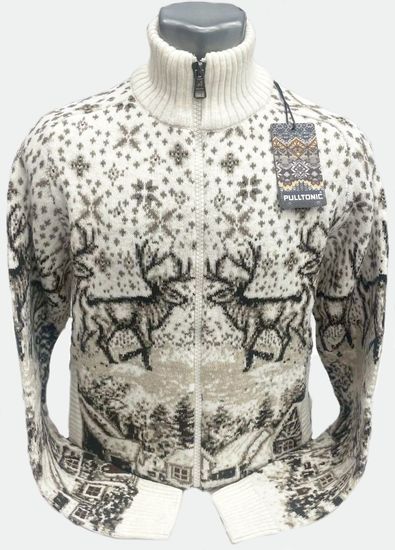 Pulltonic из шерсти и кашемира на полном замке "Север" Размеры (50-54)