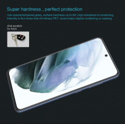 Защитное стекло с прозрачными рамками от Nillkin для Samsung Galaxy S21 FE 5G, серия H Anti-Explosion Glass Screen Protector