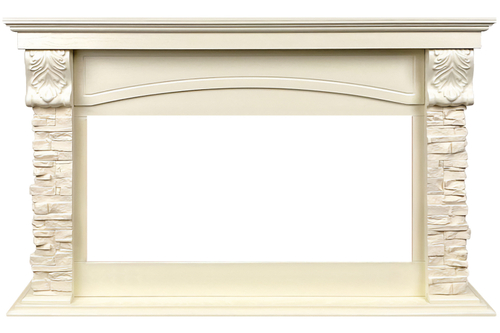 Портал Royal Flame Dublin V42 SFT (Разборный) - Слоновая кость / Сланец