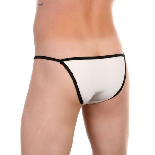 Мужские трусы танга белые Boefje