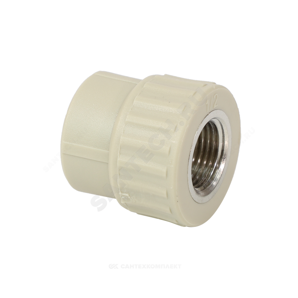 Муфта PP-R комбинированная серая Дн 32х1" ВР VALFEX 10129032Г