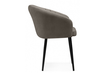 Стул на металлокаркасе Woodville Моншау marseille 16, черный, ножки черные