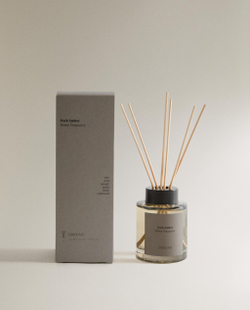 Zara Home Ароматический диффузор с палочками Dark Amber, 100 мл, аромат для дома
