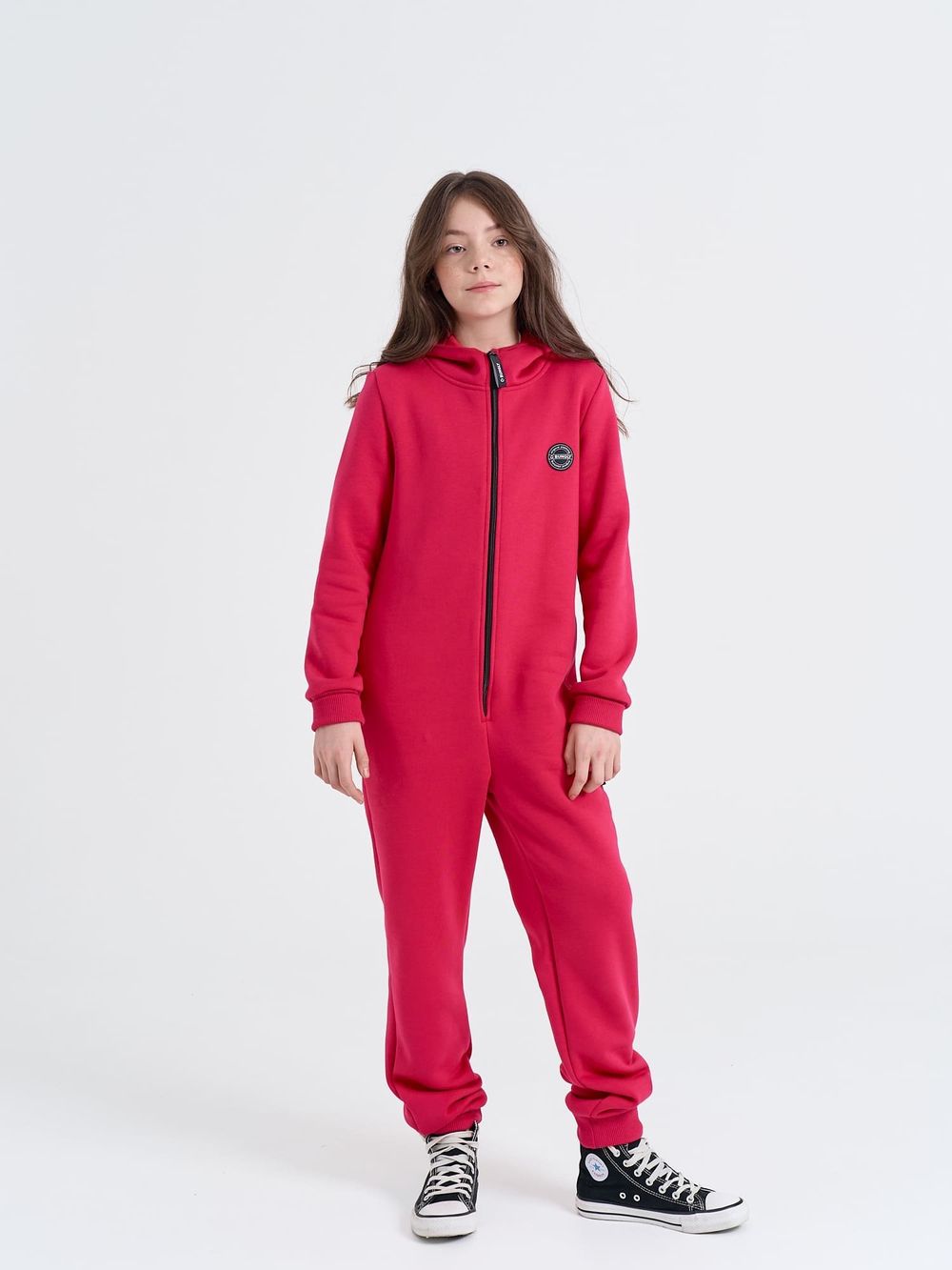 Комбинезон с карманами "Фуксия" утепленный 7+