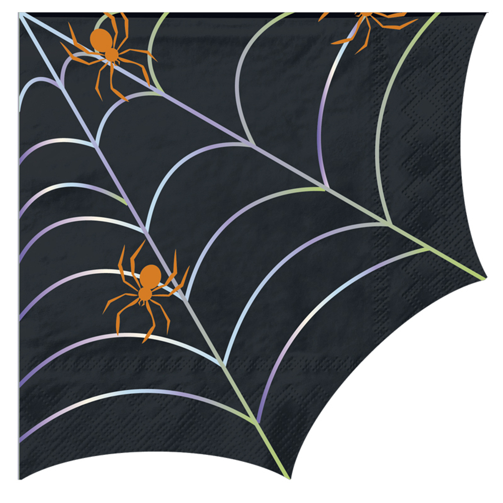 Салфетки "Хэллоуин" Паутинка  33*33 см