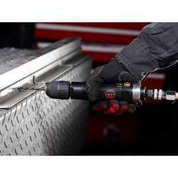 MIGHTY SEVEN (QE-933) Дрель пневматическая 10 мм, 2600 об/мин., реверс, быстро-зажимной патрон