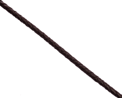 Шнурок плетеный коричневый Ø 3.5 мм, дл. 40 см