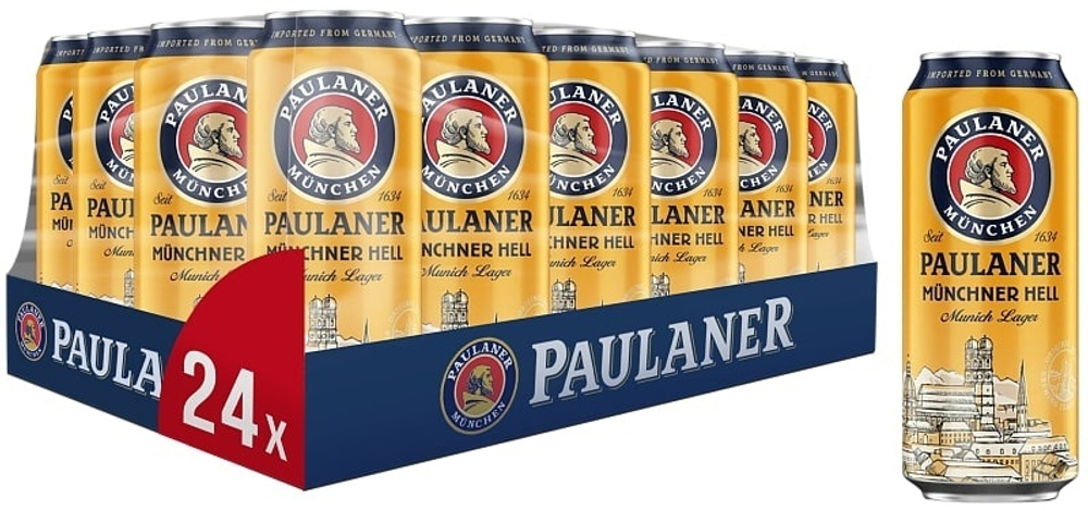 Paulaner Munchner 0,5 л. Кейс