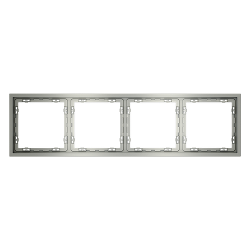 Рамка пластиковая VOLTUM S70 на 4 поста, (сталь)
