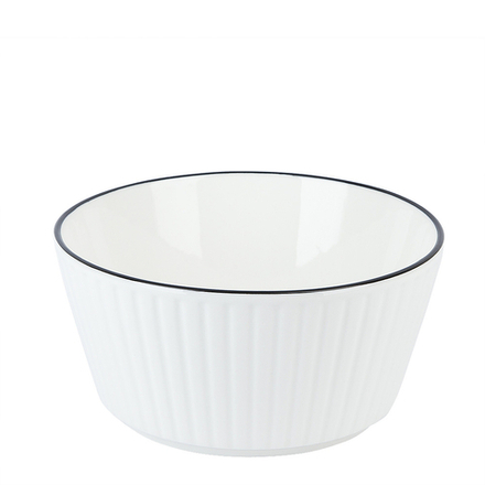 Салатник " " d=15.5см. v=800мл. (фарфор) (без индивидуальной упаковки)