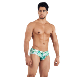 Мужские плавки зеленые Clever Moda GENOVA SWIMSUIT BRIEF 032310