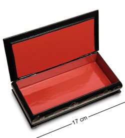 ШК-11/12-H Шкатулка-купюрница в технике декупаж (8х17х4)