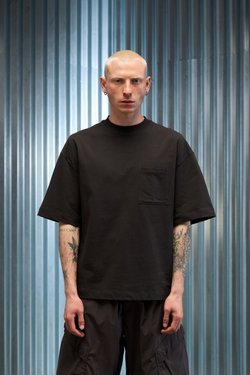 Футболка Nothomme Blue Monte Short-Sleeve T-Shirt "Rock Cliff Gray"