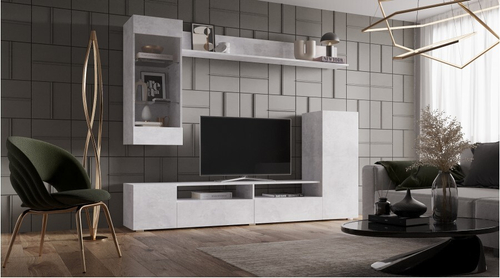 Даллас Полка ПЛ-03 Цемент светлый