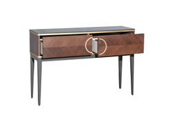 Консоль шпон 2 ящика 120x80x35см Garda Decor