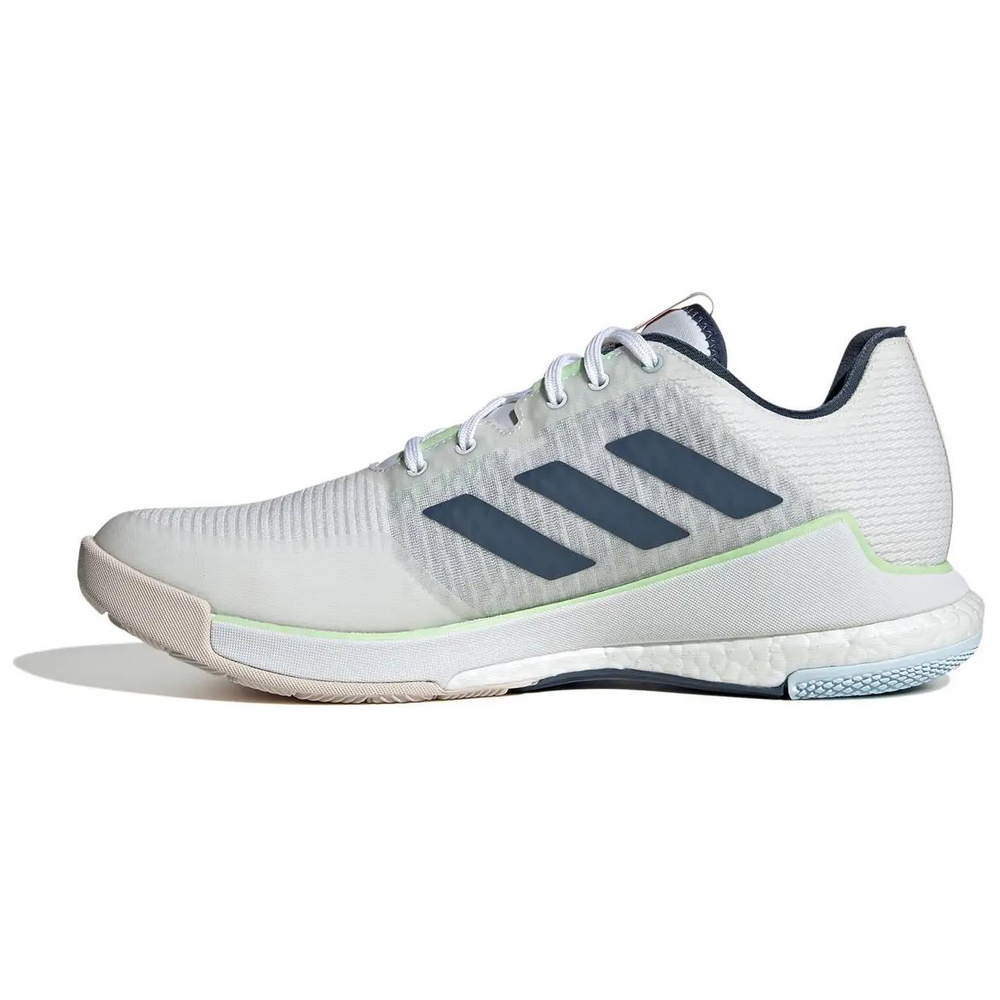 Adidas Crazyflight Slip Resistant Low top Training Shoes Unisex White Blue Red